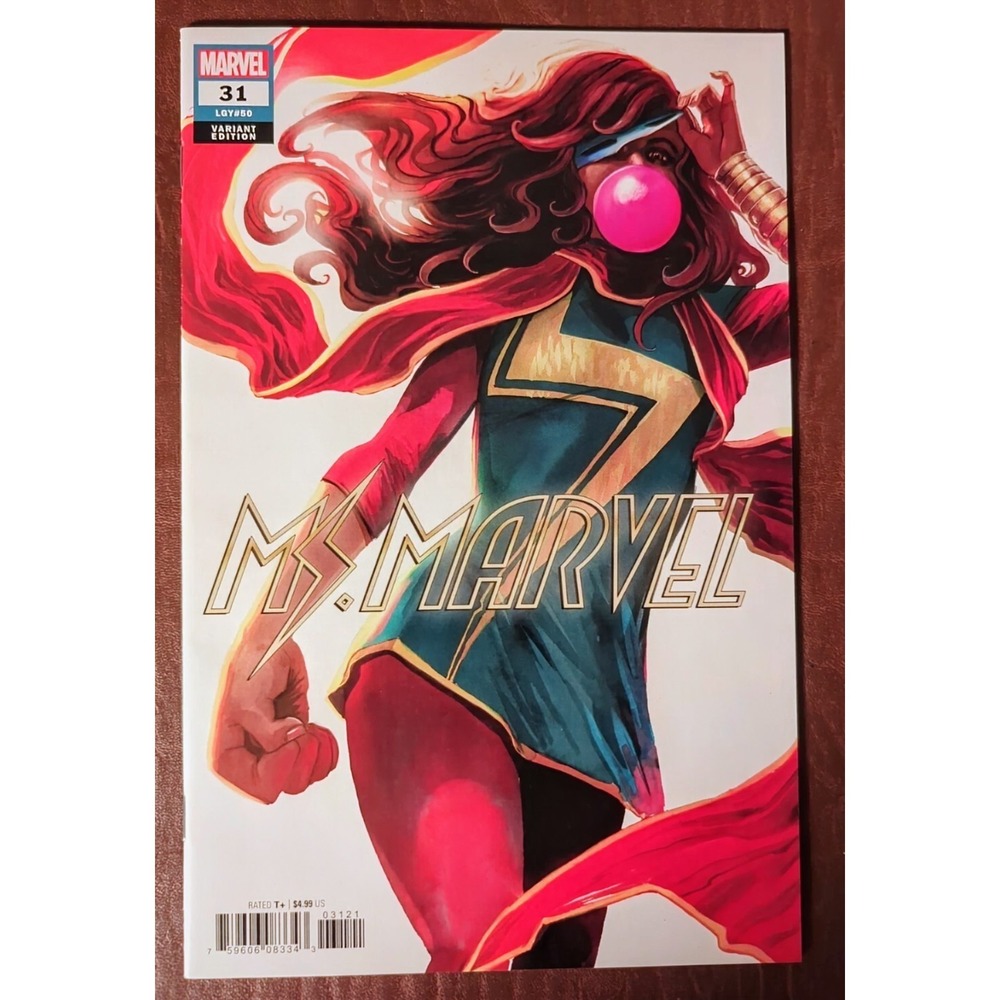 Ms. Marvel #31 Variant Edition Bubblegum Cover Marvel‎ Comics LGY #50 (2018) NM